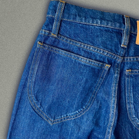 NWOT FRAME Denim ‘Le Italien True Straight Leg Jeans’ in “Vintage Blue” Size 23 - Picture 14 of 16